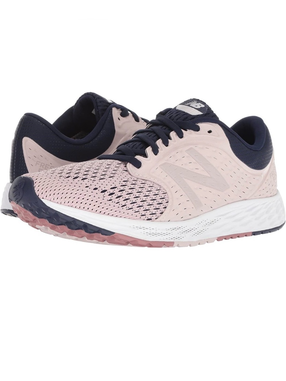 New Balance Women's Blush Pink and Navy Performance Runners